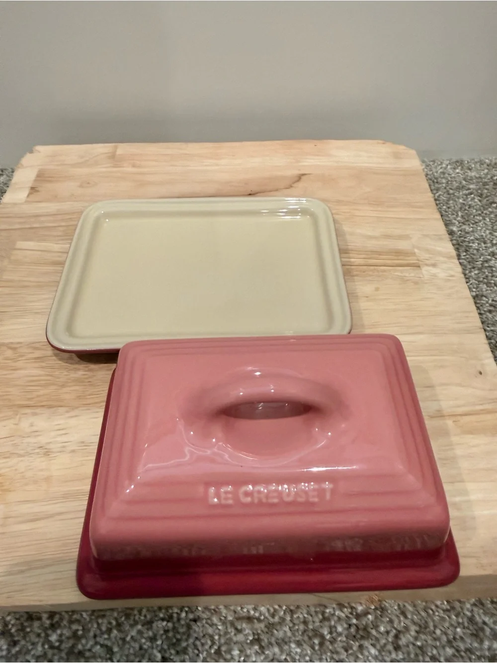 Le Creuset Rose Quartz Stoneware Butter Dish